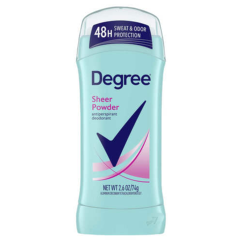 Degree Antiperspirant Deodorant, Sheer Powder