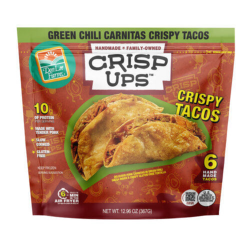 Don Lee Farms Green Chili Crispy Tacos