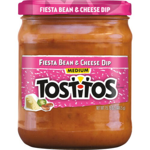 Tostitos Dip, Fiesta Bean & Cheese, Medium