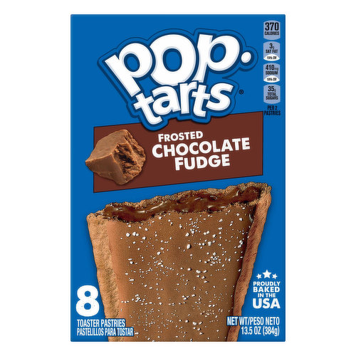 Pop-Tarts Toaster Pastries, Chocolate Fudge, Frosted