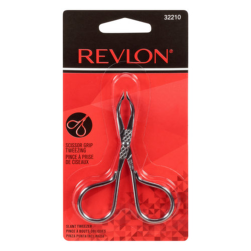 Revlon Tweezer, Slant, Scissor Grip