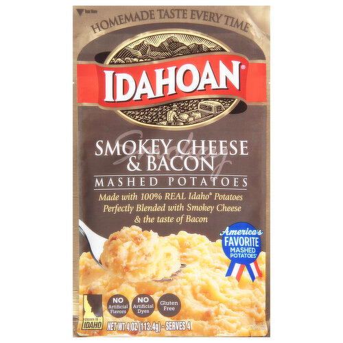 Idahoan Mashed Potatoes, Smokey Cheese & Bacon