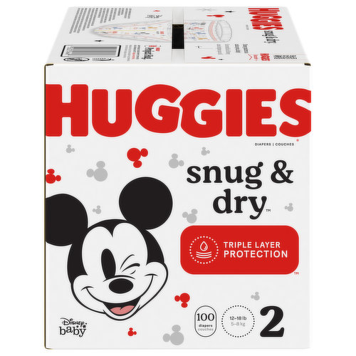 Huggies Diapers, Disney Baby, 2 (12-18 lb)