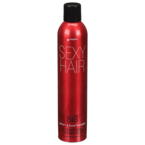 Sexy Hair Hair Spray, Spray & Play Harder