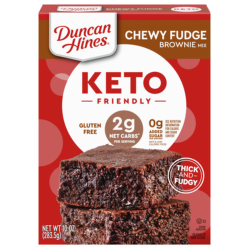 Duncan Hines Brownie Mix, Chewy Fudge, Thick and Fudgy