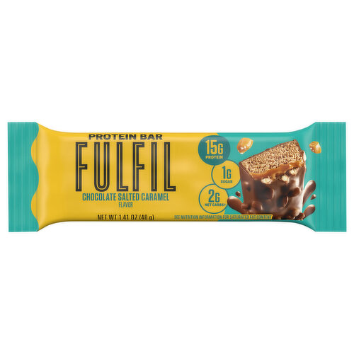 Fulfil Protein Bar, Chocolate Salted Caramel Flavor