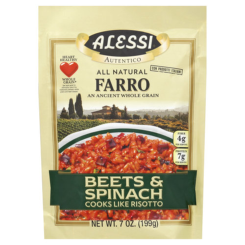 Alessi Farro, Beets & Spinach