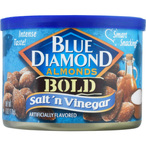 Blue Diamond Almonds, Bold, Salt N Vinegar