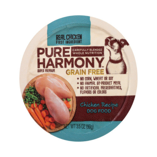 Pure Harmony Super Premium Chicken, Barley & Pea Recipe Dog Food