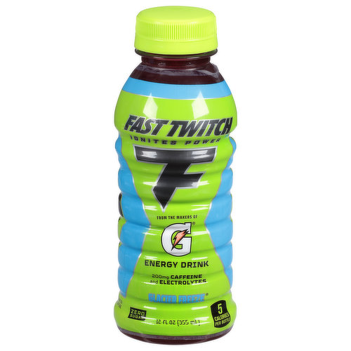 Fast Twitch Energy Drink, Glacier Freeze