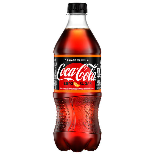 Coca-Cola Cola, Zero Sugar, Orange Vanilla