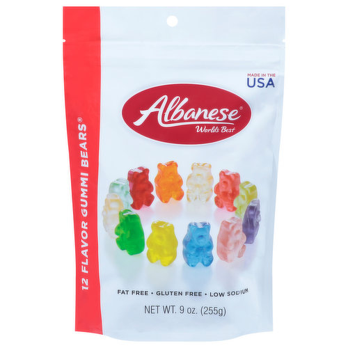 Albanese World's Best Gummi Bears, 12 Flavor