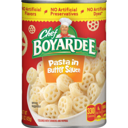 Chef Boyardee Pasta in Butter Sauce