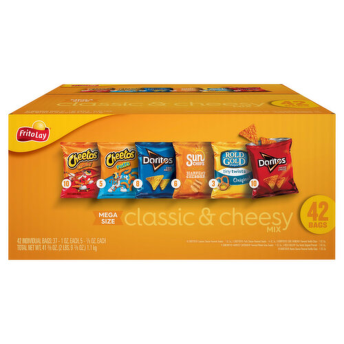 Frito Lay Classic & Cheesy Mix, Mega Size