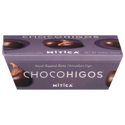 Mitica Dark Chocolate FIgs, Hand Dipped, ChocoHigos