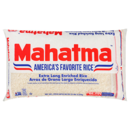 Mahatma Rice, Enriched, Extra Long