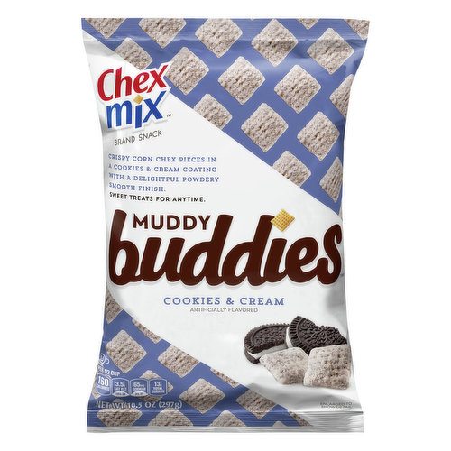 Chex Mix Chex Snack, Cookies & Cream, Coated