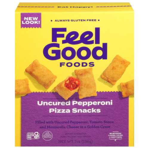 Feel Good Foods Pizza Snacks, Uncured Pepperoni