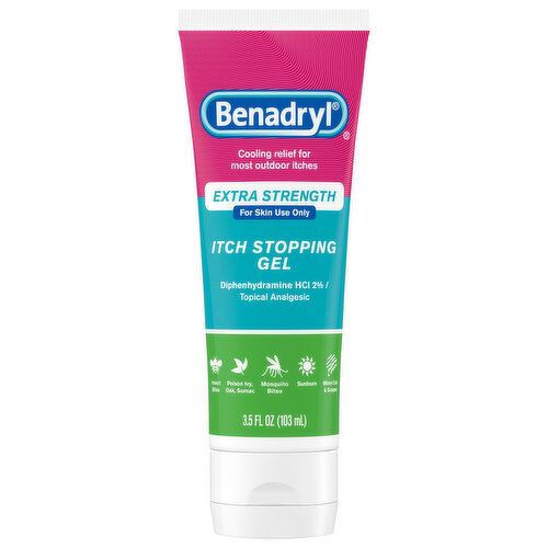 Benadryl Itch Stopping Gel, Extra Strength