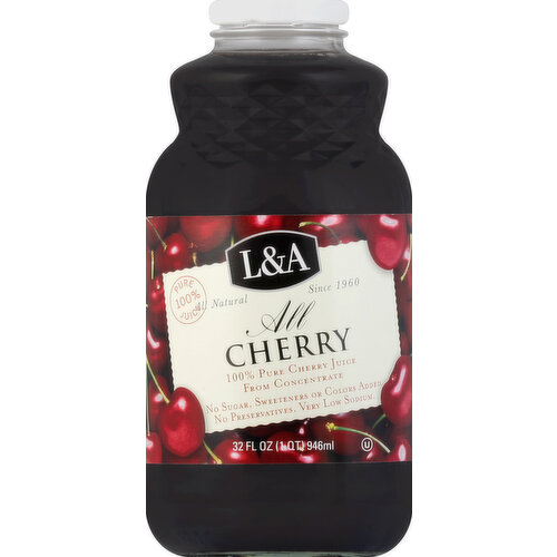 L&A Juice, All Cherry