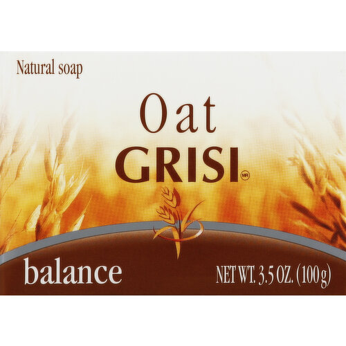 Grisi Natural Soap, Balance, Oat