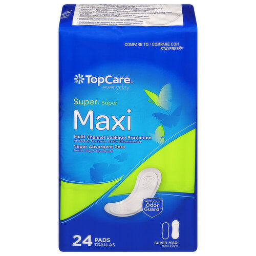 TopCare Pads, Maxi, Super