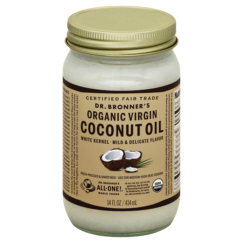 Dr. Bronner's Coconut Oil, Organic Virgin