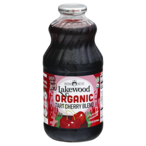 Lakewood 100% Juice, Organic, Tart Cherry Blend