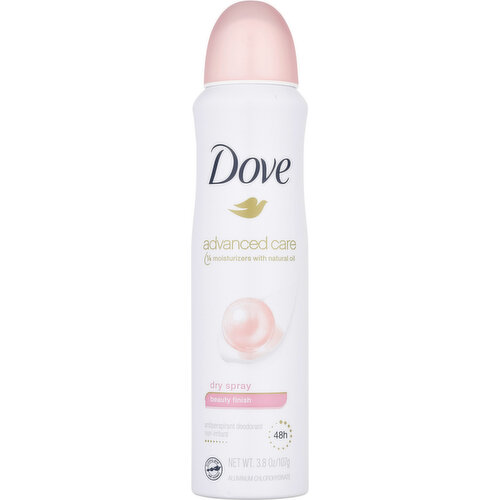 Dove Antiperspirant Deodorant, Beauty Finish, Dry Spray