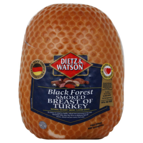 Dietz & Watson Breast of Turkey, Black Forest, Smoked