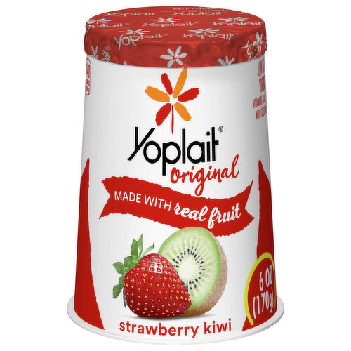 Yoplait Yogurt, Low Fat, Strawberry Kiwi