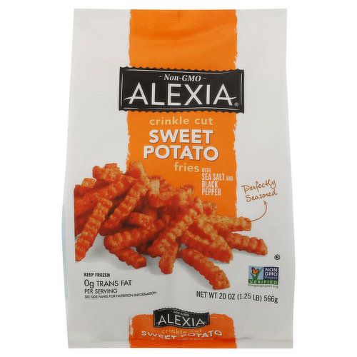 Fries, Sweet Potato, Crinkle Cut