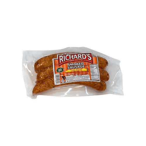 Richard's Cajun Country Richard's Smoked Sausage w/ Pork, Green Onion