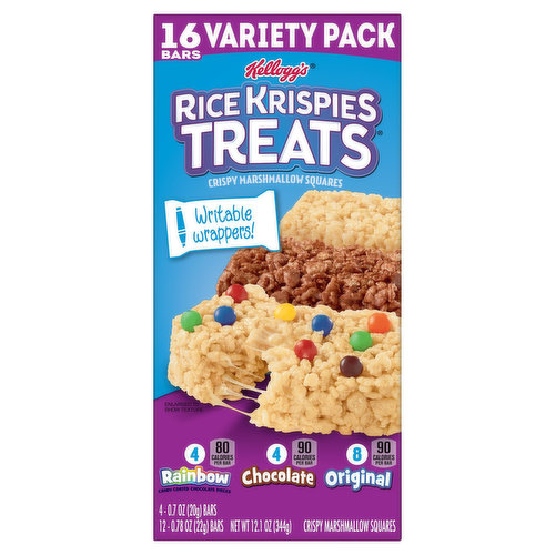 Rice Krispies Treats Crispy Marshmallow Squares, Variety Pack