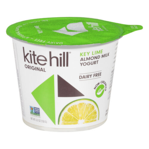 Kite Hill Almond Milk Yogurt, Dairy Free, Key Lime