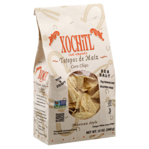 No Salt Corn Chips, 12oz bags – Xochitl Chips and Salsa