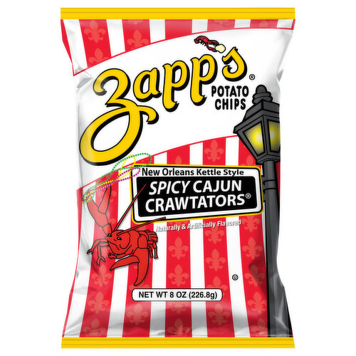 Zapp's Potato Chips, Spicy Cajun Crawtators, New Orleans Kettle Style