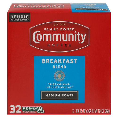 Community Coffee Coffee, Medium Roast, Breakfast Blend