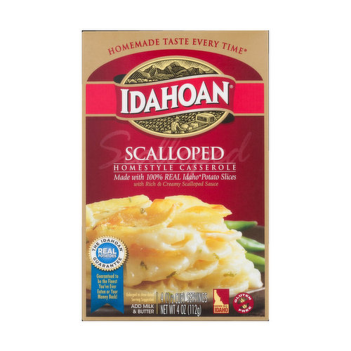 Idahoan Casserole, Homestyle, Scalloped