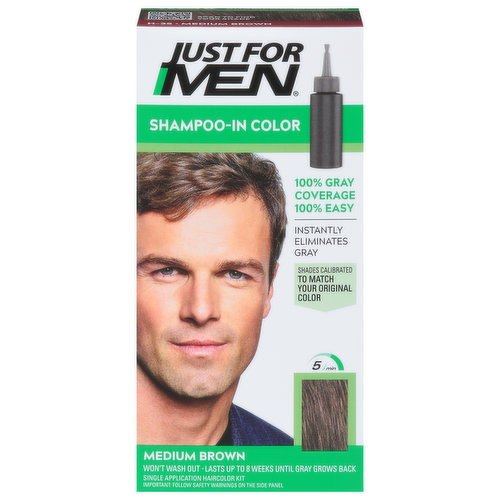 Just For Men Shampoo-In Color, Medium Brown H-35