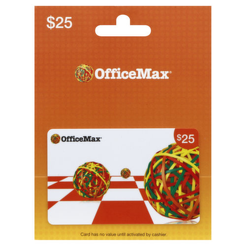 Office Max Gift Card, $25