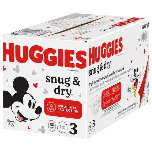 Huggies Diapers, Disney Baby, 3 (16-28 lb)