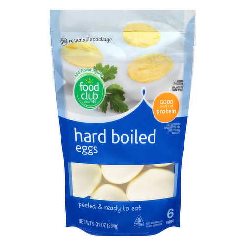 Food Club Eggs, Hard Boiled