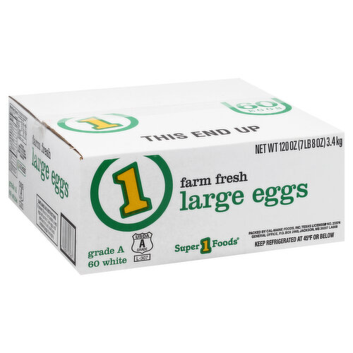 Super 1 Foods Farm Fresh Large Eggs