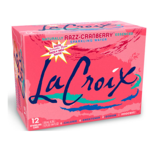 LaCroix Sparkling Water, Razz-Cranberry