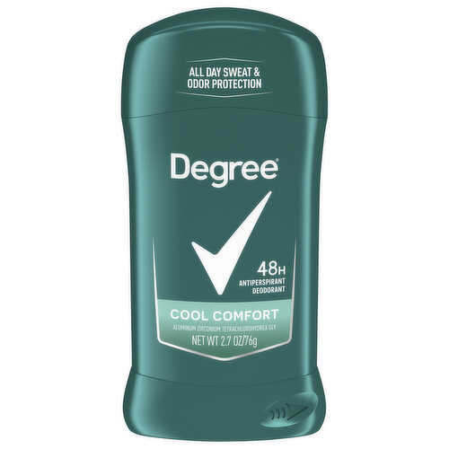 Degree Antiperspirant Deodorant, 48H, Cool Comfort