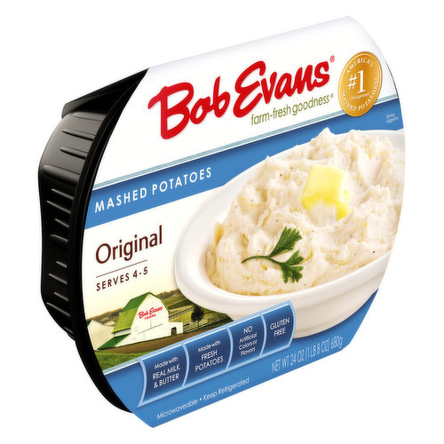 BOB EVANS - BOB EVANS, Mashed Potatoes, Sour Cream & Chives, Family Size (32  oz), Shop