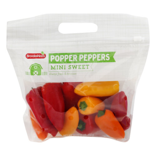 Brookshire's Popper Peppers, Sweet, Mini