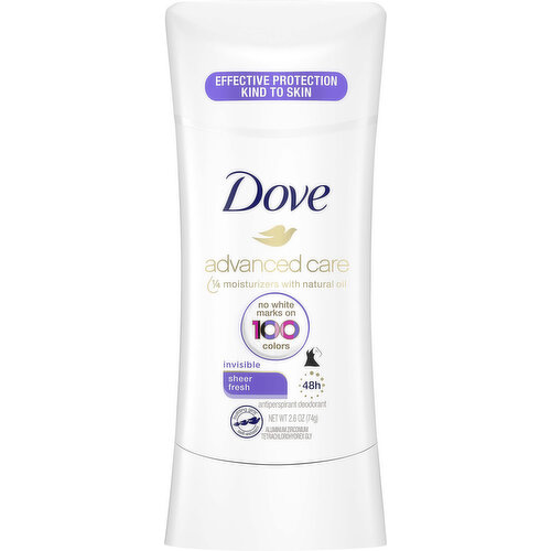 Dove Antiperspirant Deodorant, Sheer Fresh, Invisible