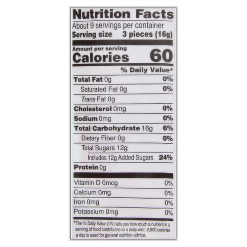 Great Value Cinnamon Disc Hard Candies: Nutrition & Ingredients